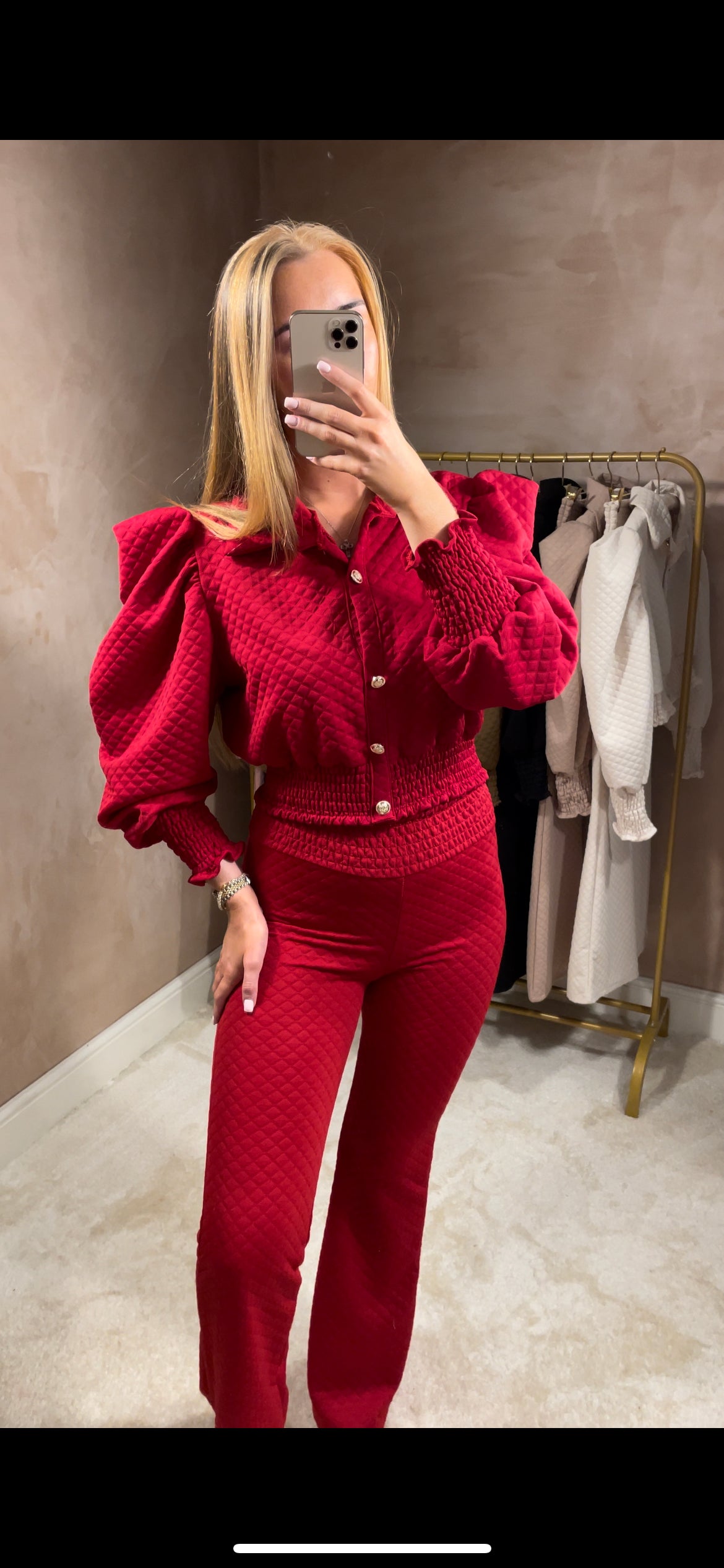 Quilted Button Lounge set