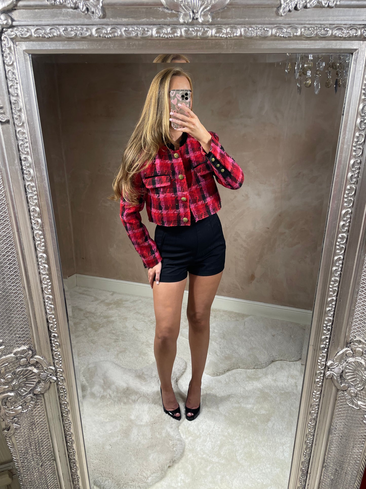 Checked Blazer