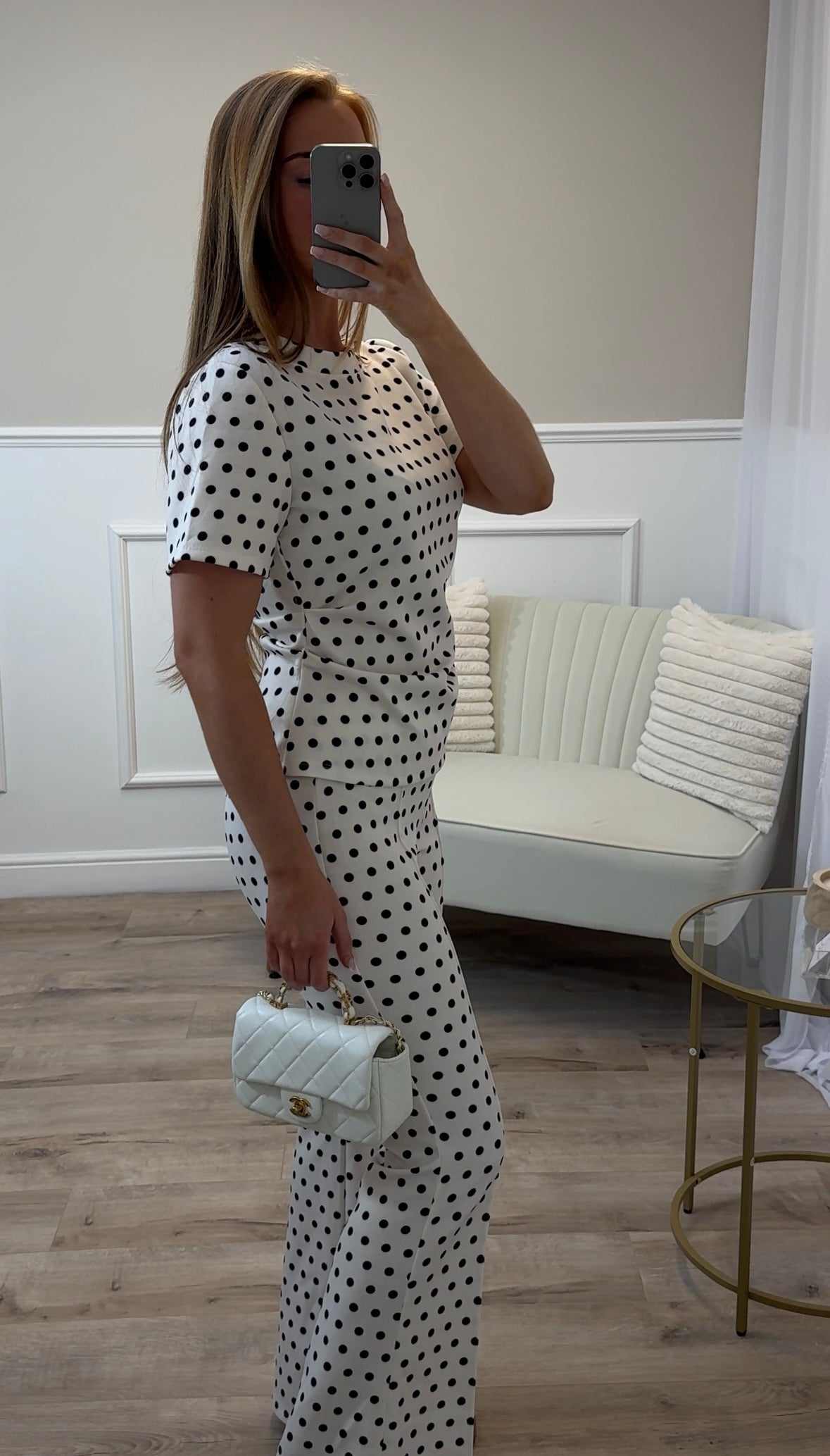 Polka Dot Trouser Co Ord