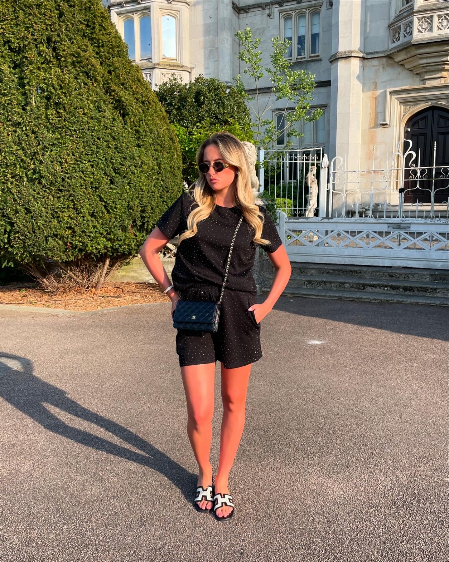 Diamanté Short Set