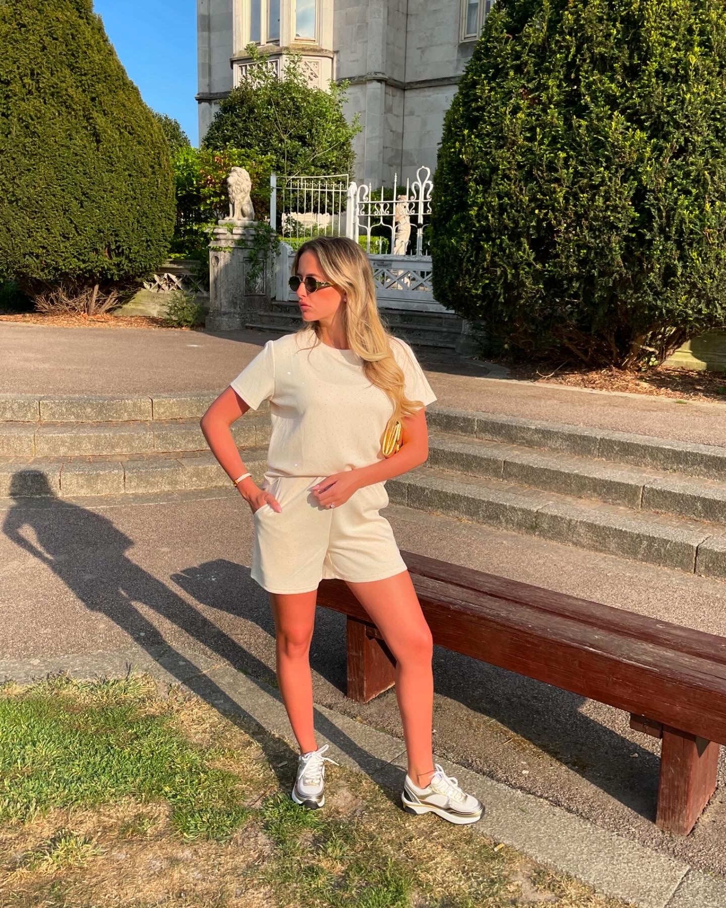 Diamanté Short Set