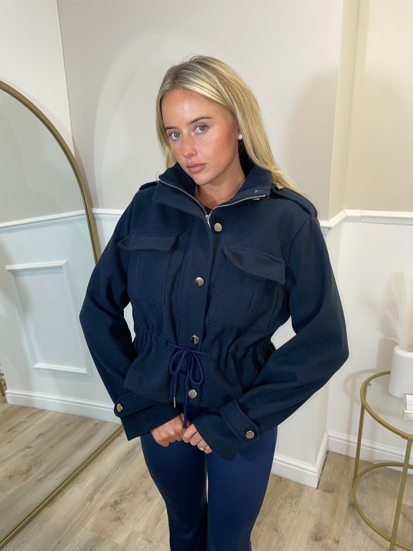 Fleece Button Jacket