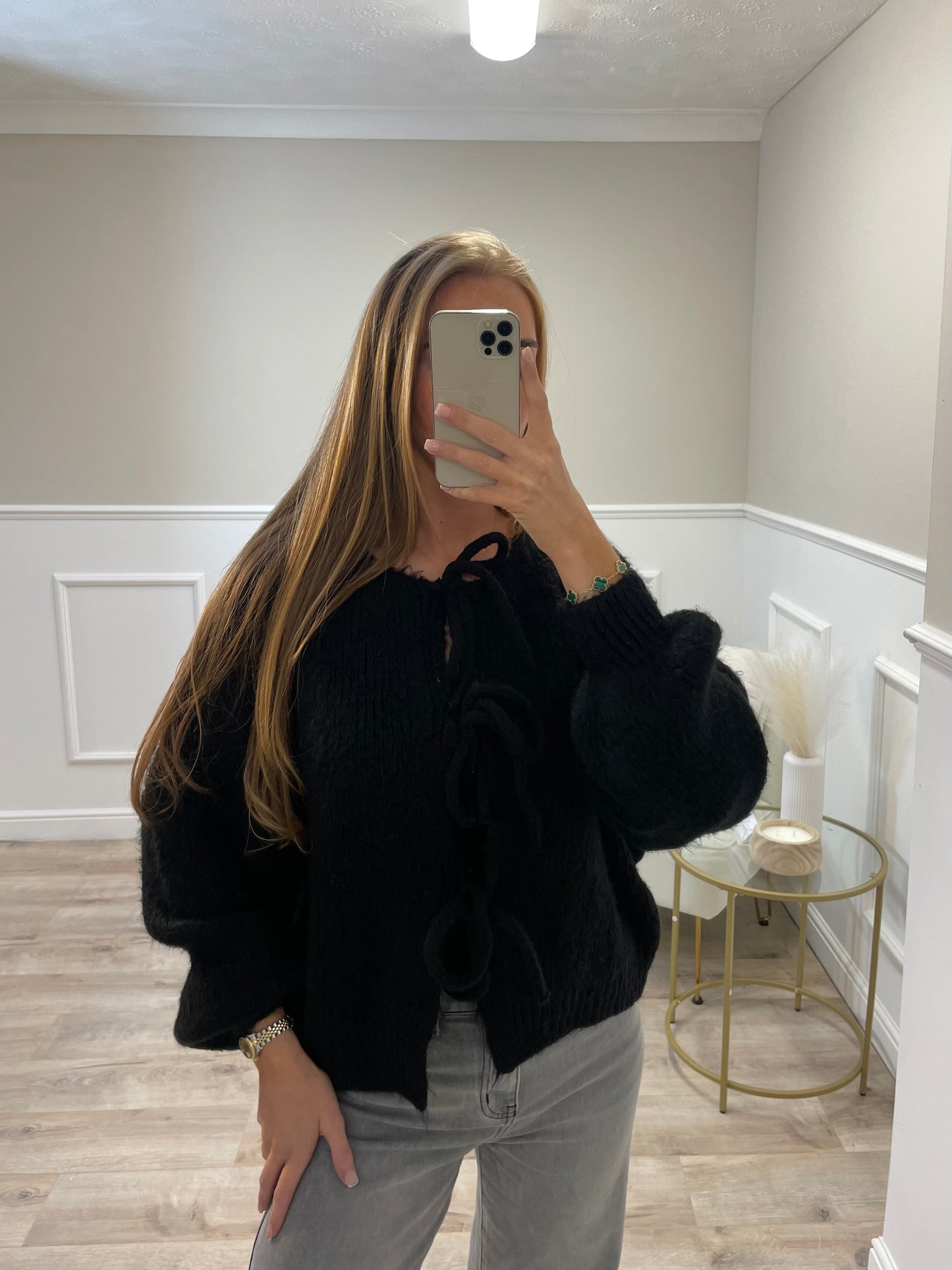 Tie Knit Cardigan