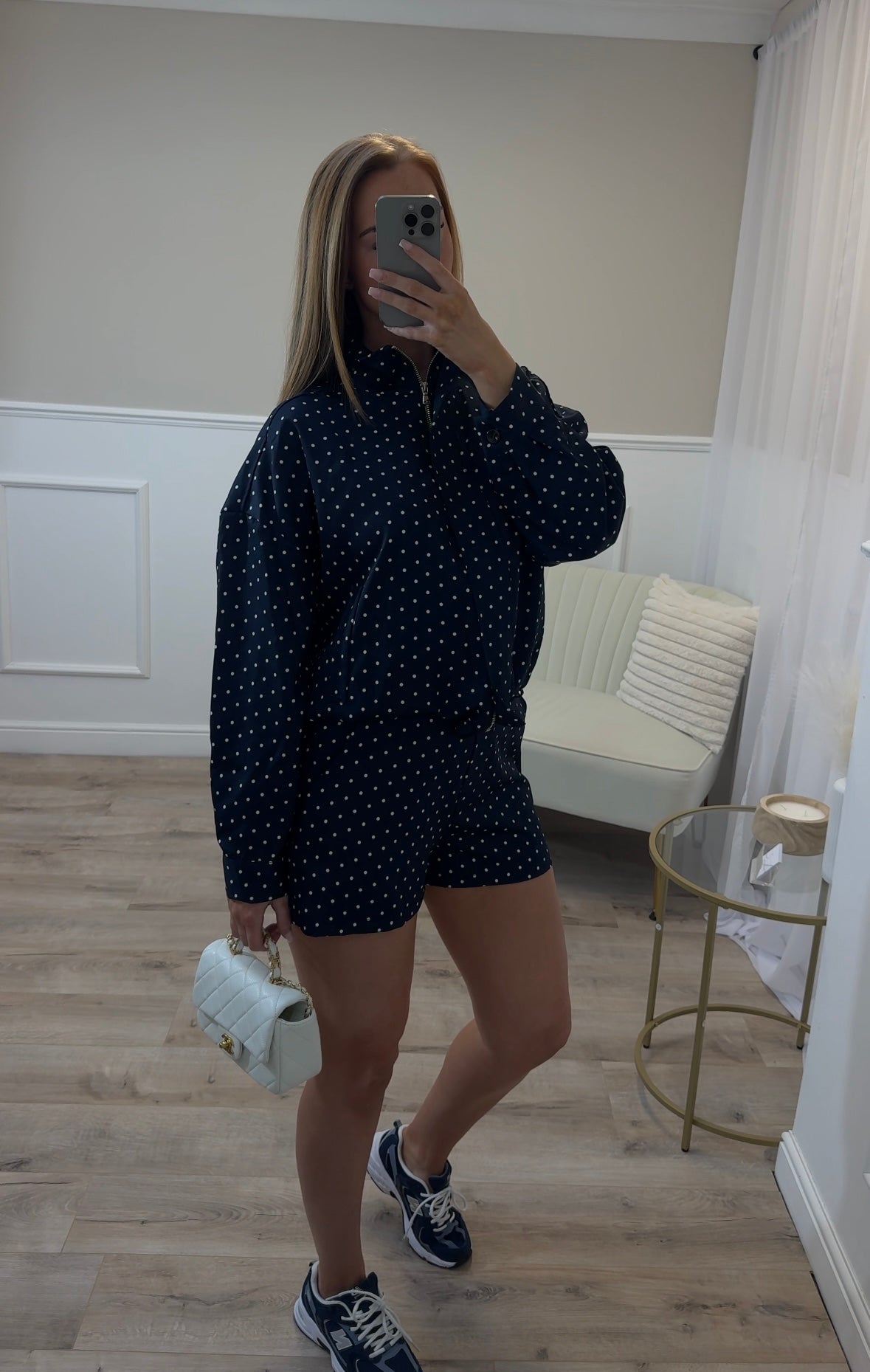 Polka Dot Jacket Set