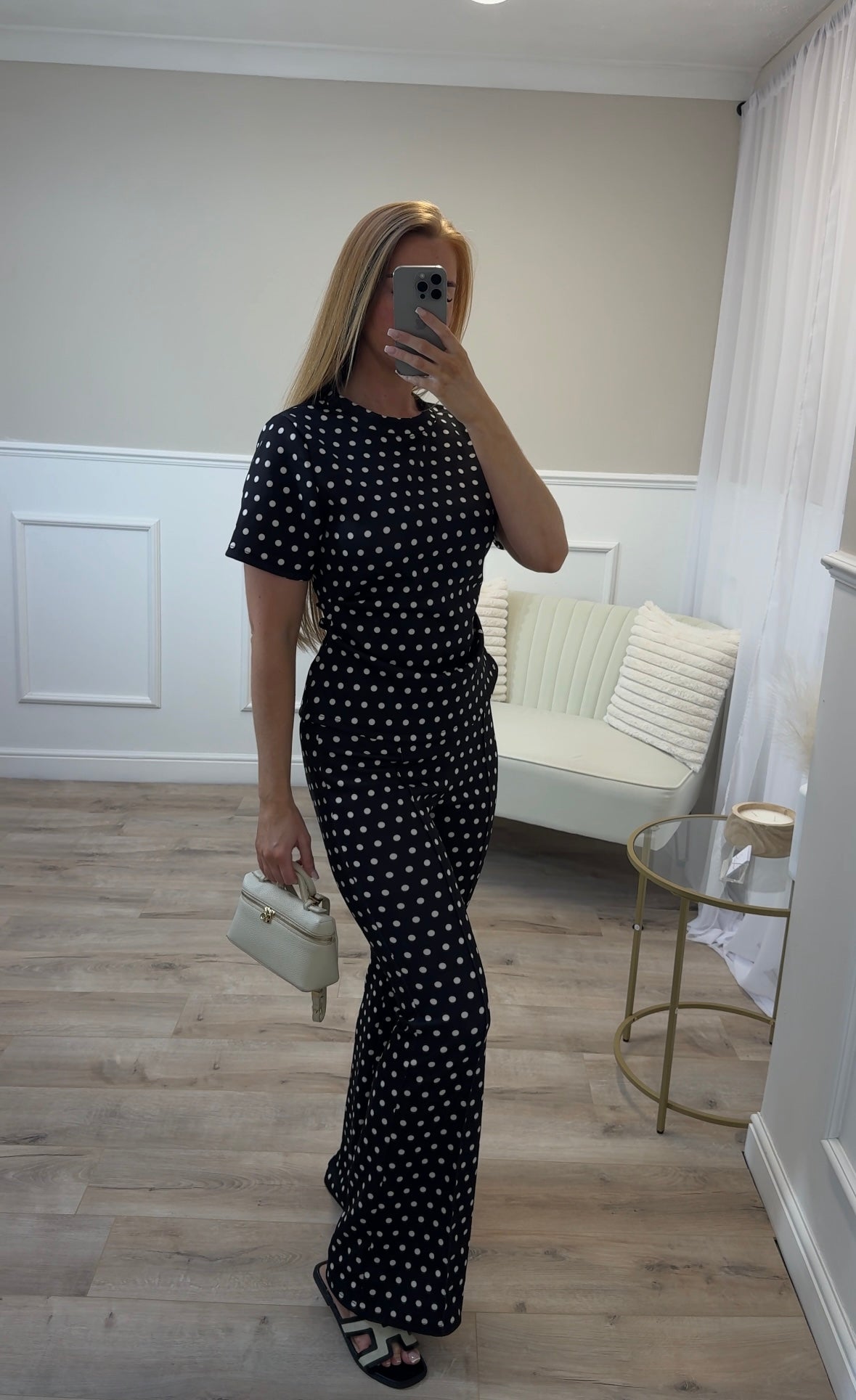 Polka Dot Trouser Co Ord
