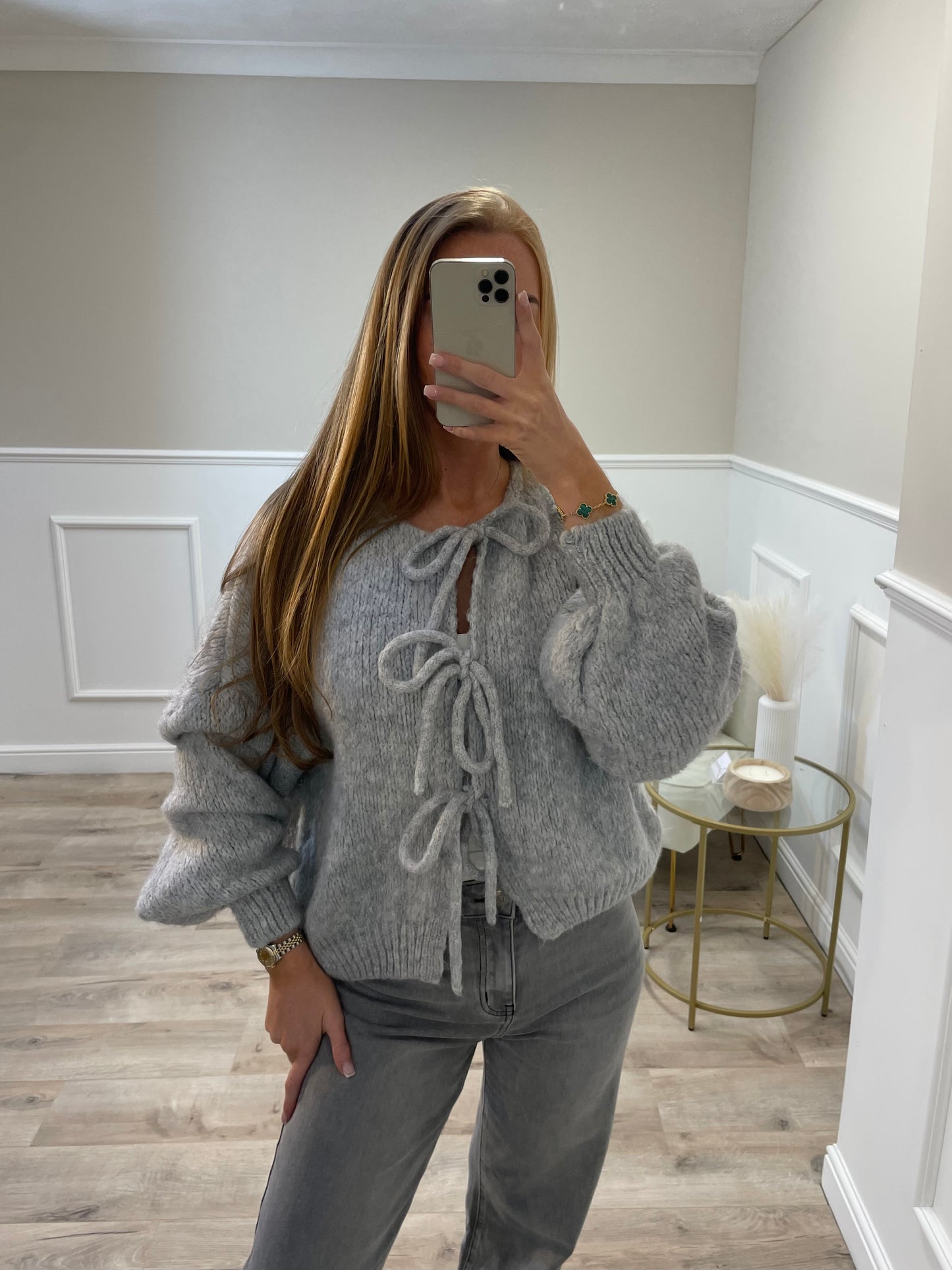 Tie Knit Cardigan