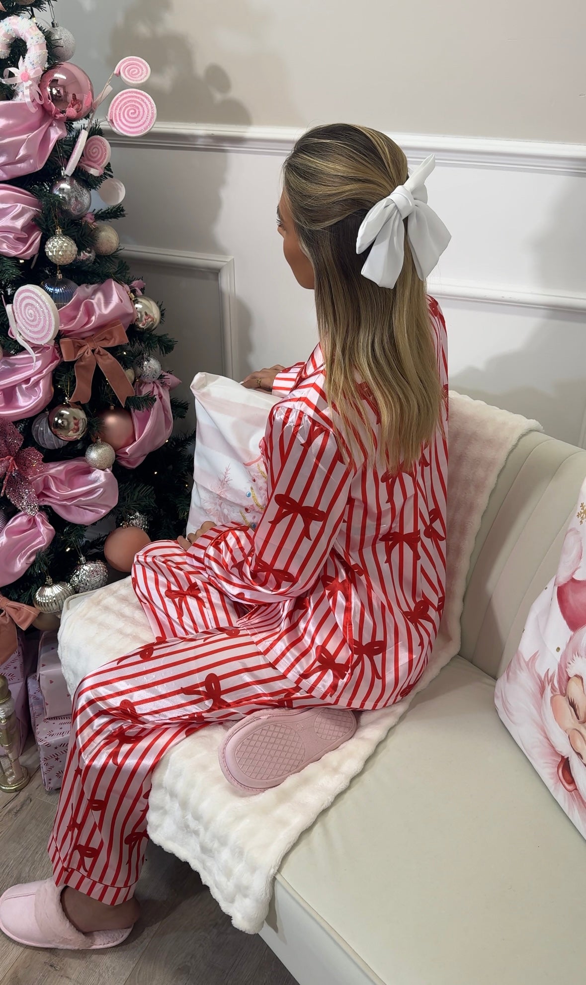 Bow Satin Pyjamas