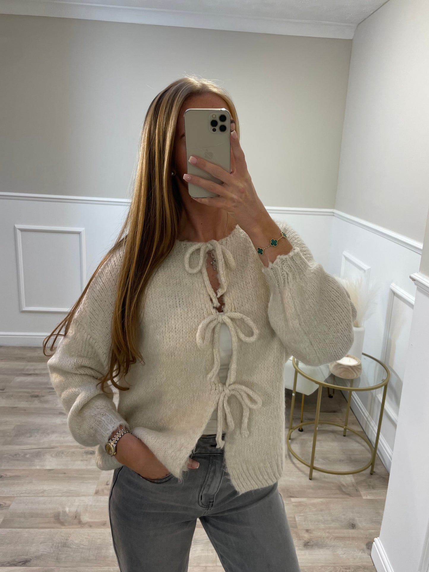 Tie Knit Cardigan