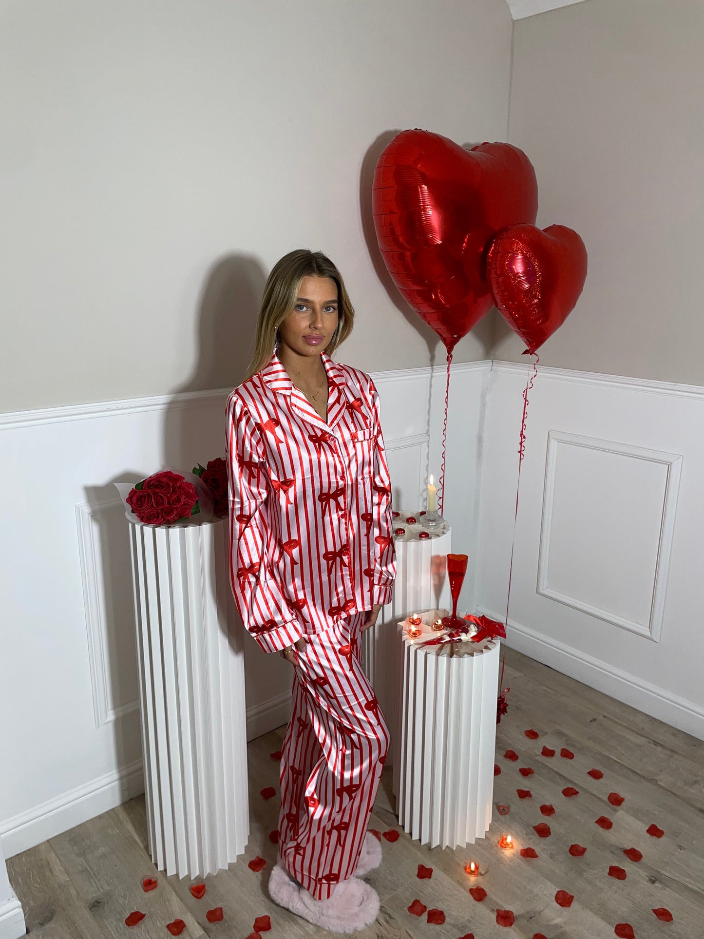 Bow Satin Pyjamas