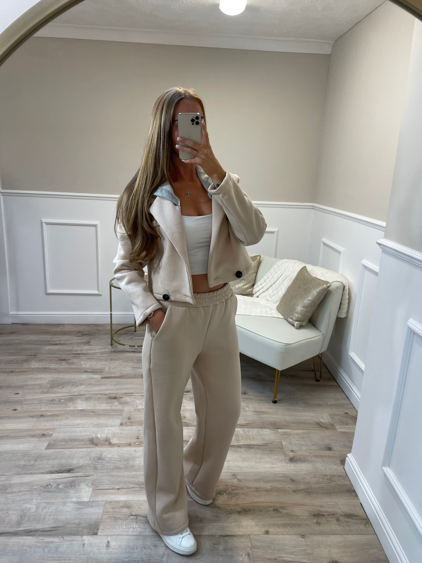 Cropped Hooded Tracksuit
