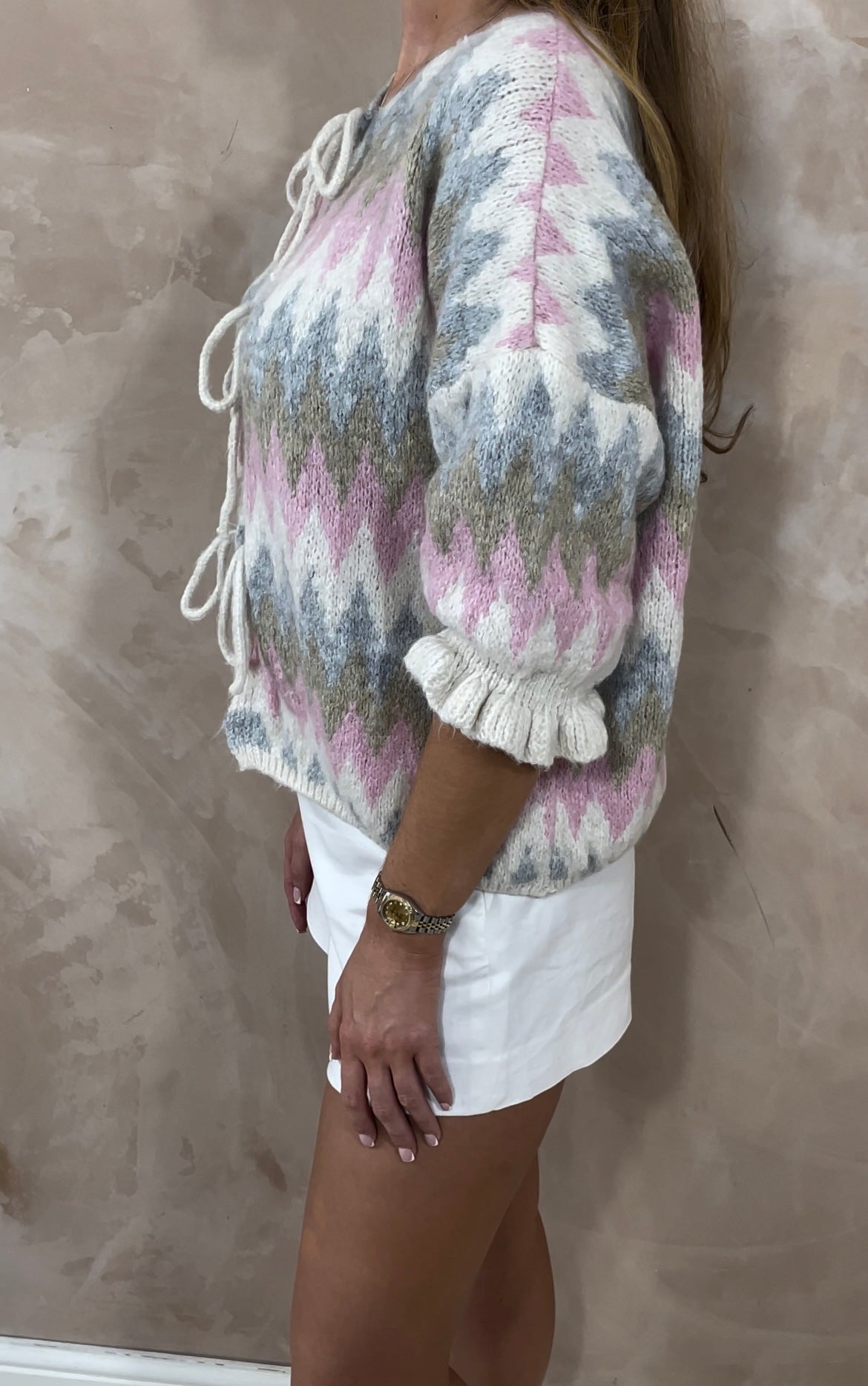 Tie Zig Zag Jumper