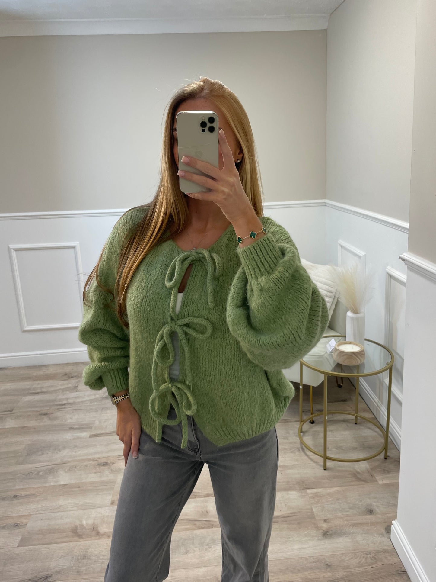 Tie Knit Cardigan