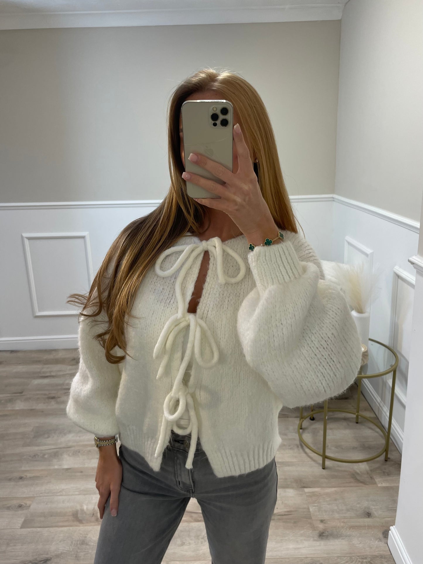 Tie Knit Cardigan