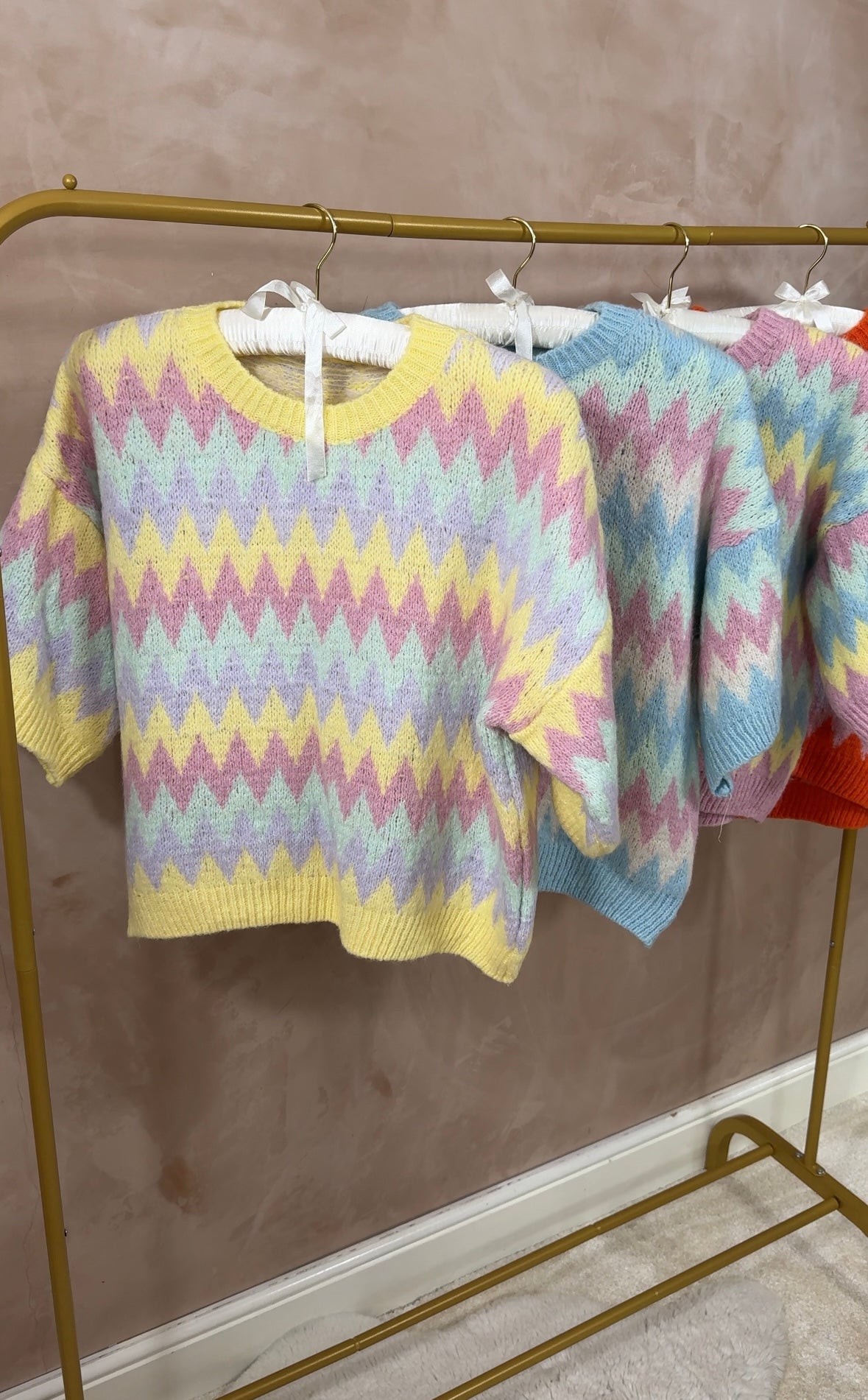 Pastel Zig Zag Jumper