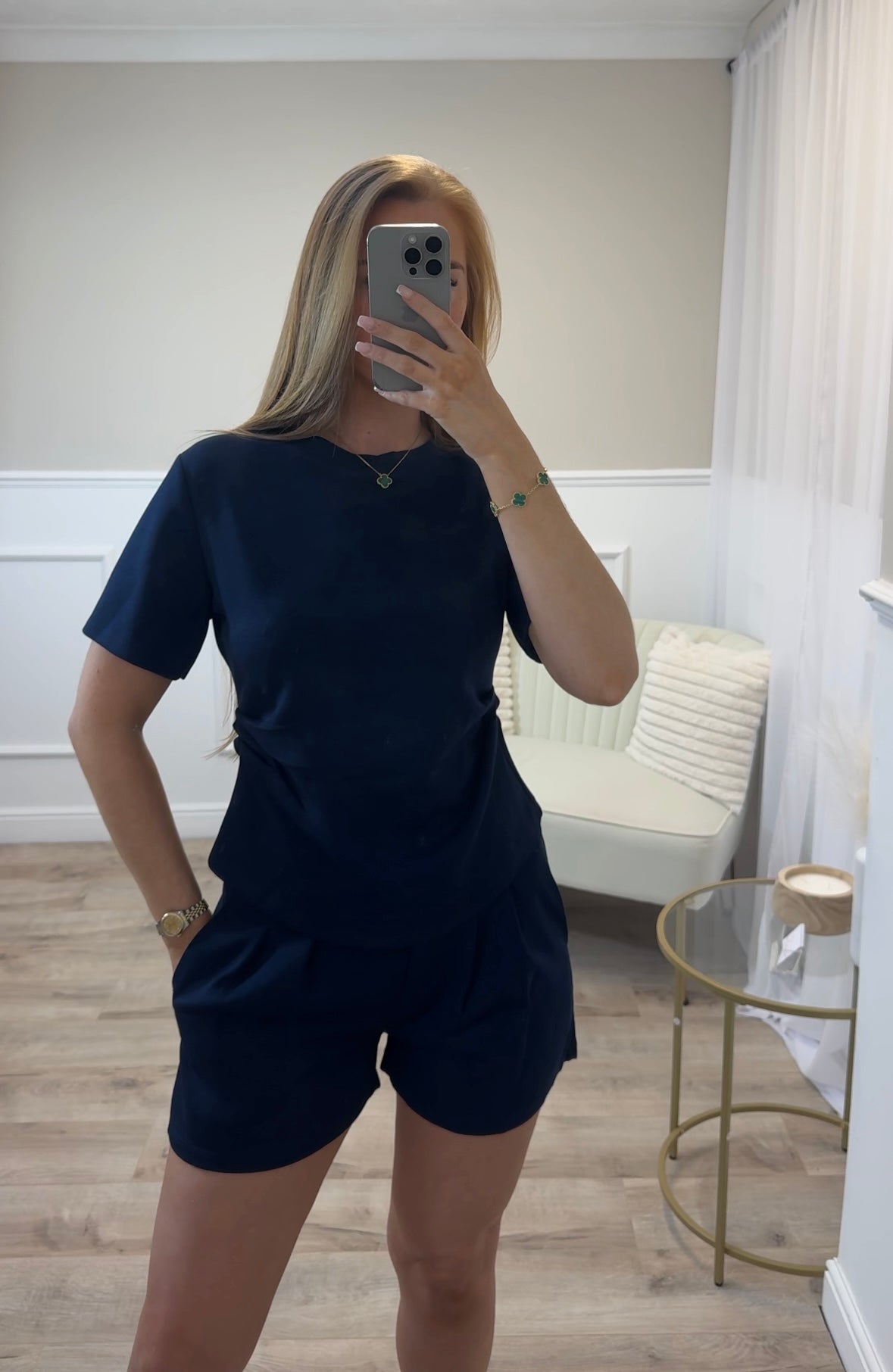 Ruched Short Set