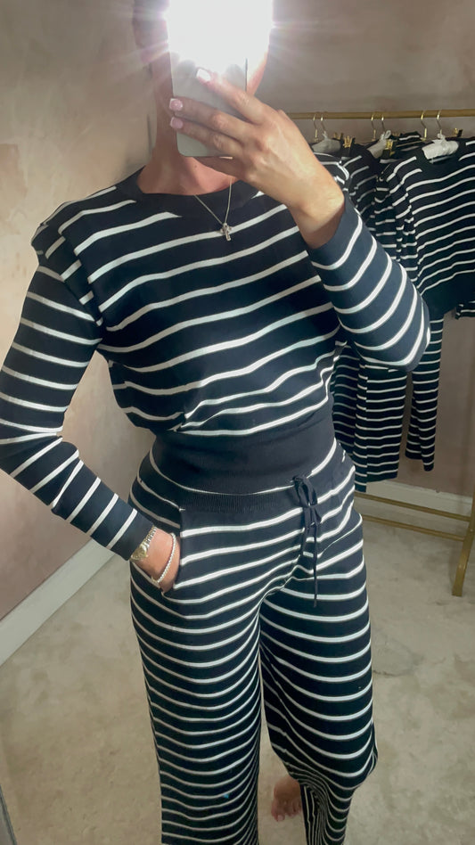 Stripe Co Ord Lounge Set