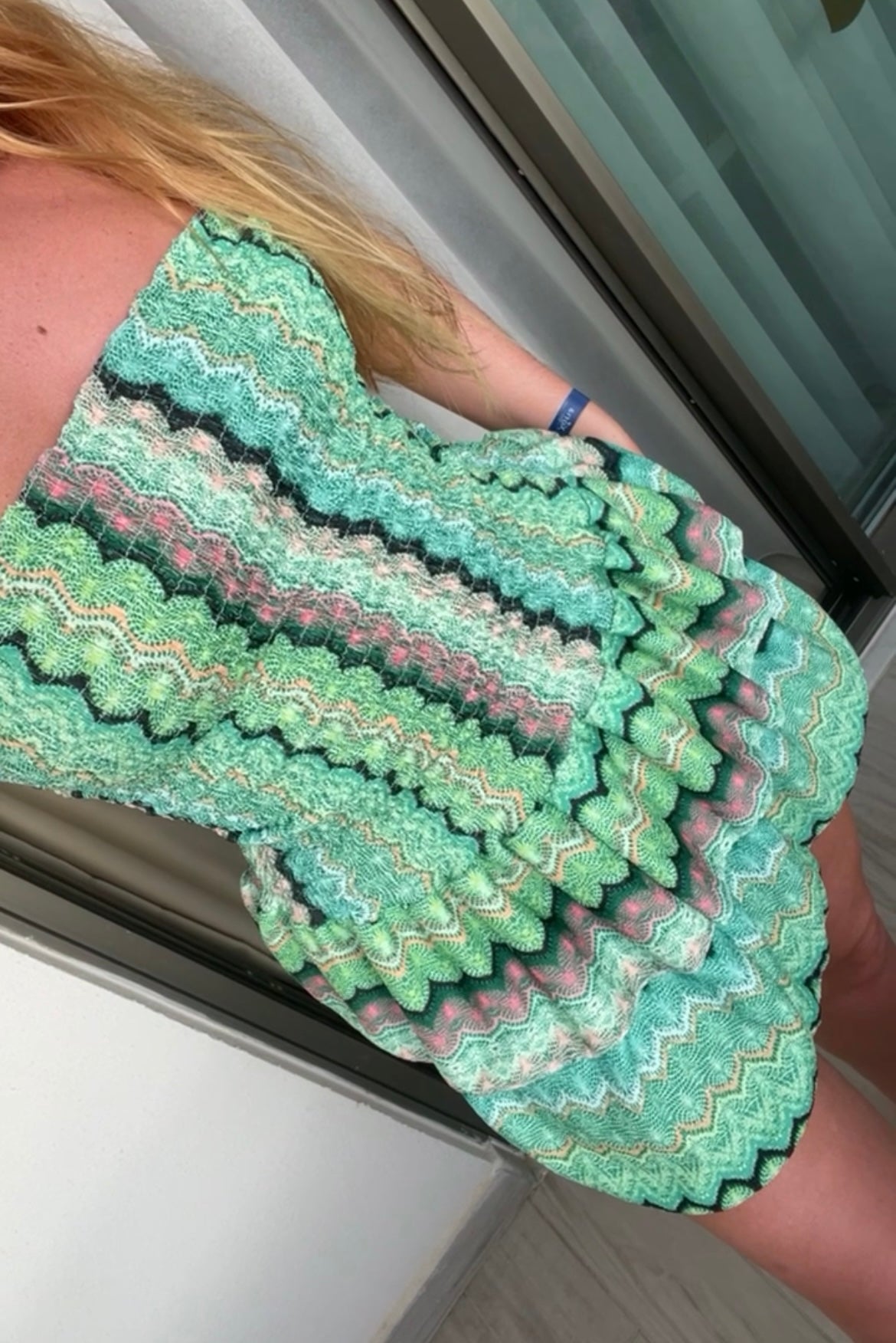 Multi Print Bandeau Dress